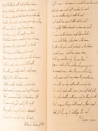 Manuscript anthology of English poetry