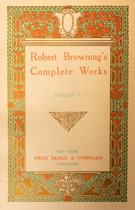 Robert Browning’s Complete Works
