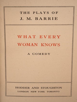Collection of Plays and Related Works, A
