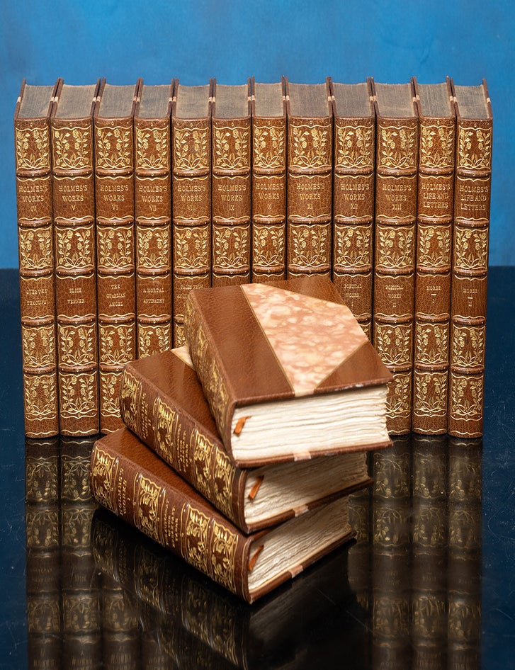 Item #06426 Works of Oliver Wendell Holmes, The. Oliver Wendell HOLMES, John T. Jr MORSE.