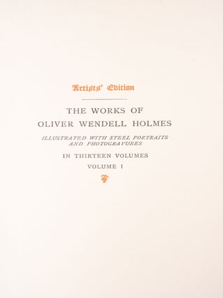 Works of Oliver Wendell Holmes, The