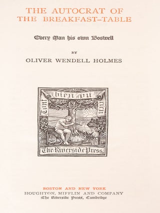 Works of Oliver Wendell Holmes, The