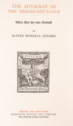 Works of Oliver Wendell Holmes, The