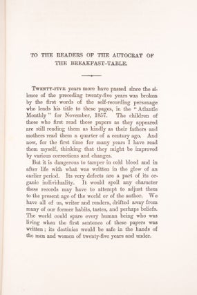 Works of Oliver Wendell Holmes, The