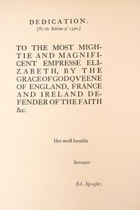 Spenser’s Faerie Queene