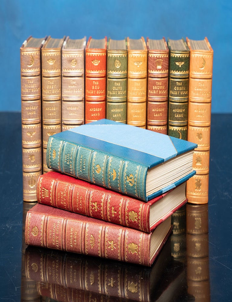 Item #06430 [Complete Set of the Fairy Books, A]. Andrew LANG, H. J. Ford, Sangorski, Sutcliffe.