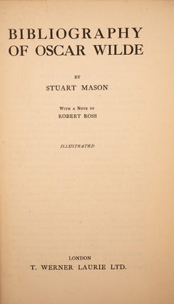 Bibliography of Oscar Wilde