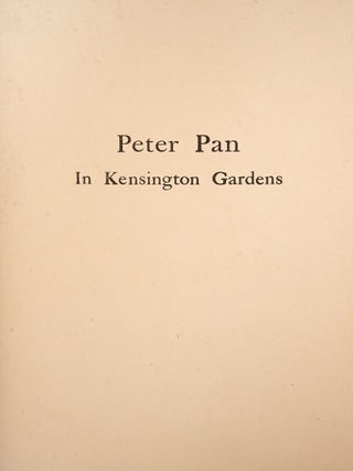Peter Pan in Kensington Gardens