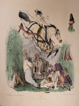Sc&egrave;nes Comiques d'apr&egrave;s Nature. Albert ADAM, lithographer GODARD.