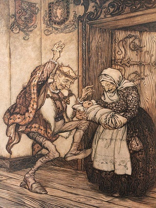 Item #06476 Fairy Tales of the Brothers Grimm, The. Arthur RACKHAM, Jakob GRIMM, Wilhelm, Mrs....