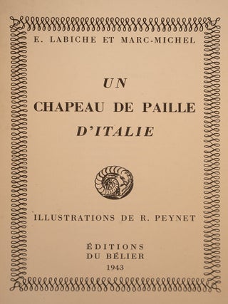 Un Chapeau de Paille d’Italie