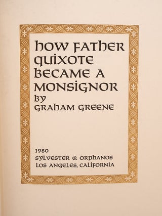 How Father Quixote became a Monsignor