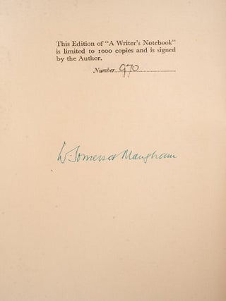 Writer's Notebook, A