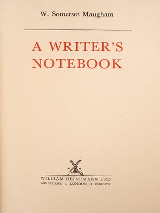Writer's Notebook, A