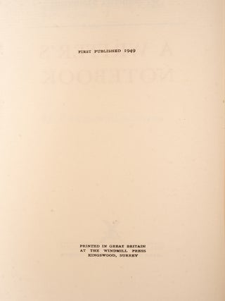 Writer's Notebook, A
