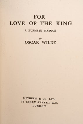For Love of the King
