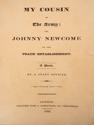 My Cousin in the Army: or, Johnny Newcombe on the Peace Establishment