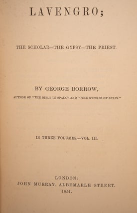 Lavengro; The Scholar - The Gypsy - The Priest