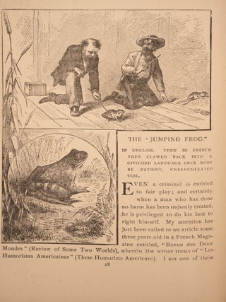 Mark Twain's Sketches, New and Old