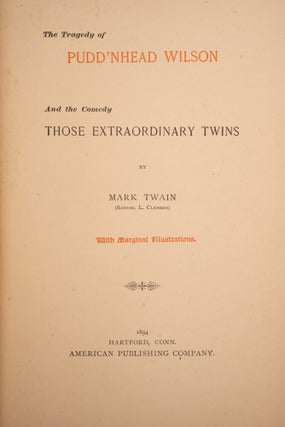 Tragedy of Pudd’nhead Wilson and the Comedy Those Extraordinary Twins, The