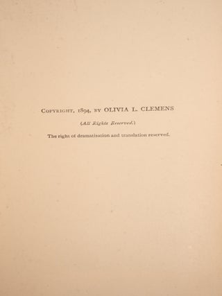 Tragedy of Pudd’nhead Wilson and the Comedy Those Extraordinary Twins, The