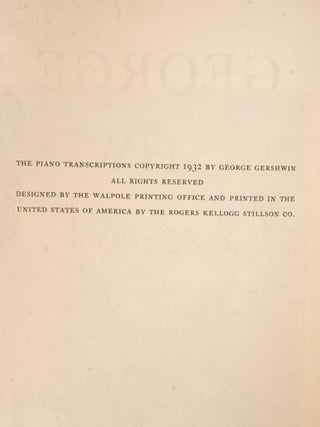 George Gershwin's Song Book