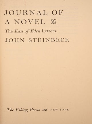 Journal of a Novel
