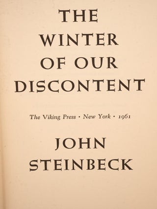 Winter of our Discontent, The