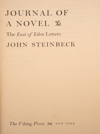Journal of a Novel