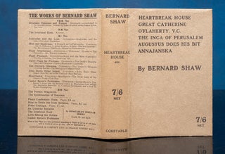 Item #06613 Heartbreak House, Great Catherine, and Playlets of the War. George Bernard SHAW