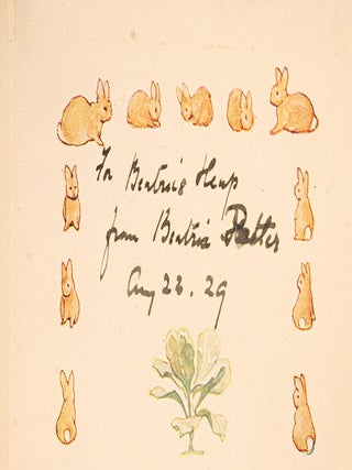 Item #06619 Peter Rabbit’s Almanac for 1929. Beatrix POTTER