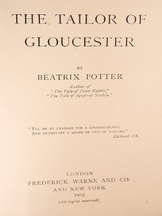 Tailor of Gloucester, The
