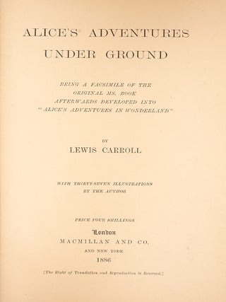 Alice's Adventures Under Ground