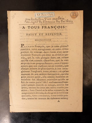 Collection de la Revolution Francaise