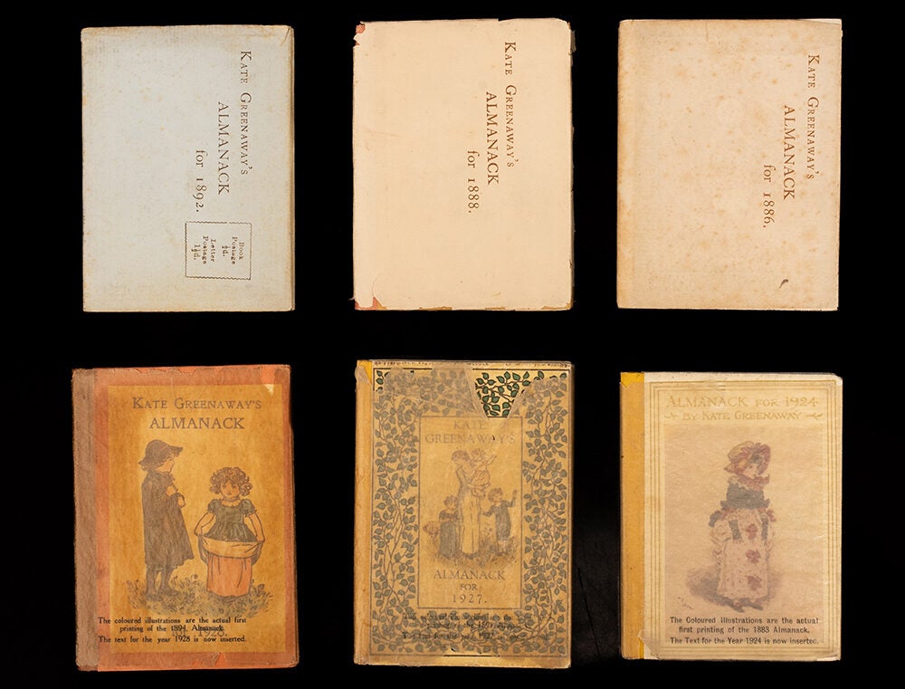 Almanacks for 1883 -1895 And: Kate Greenaway's Almanack & Diary
