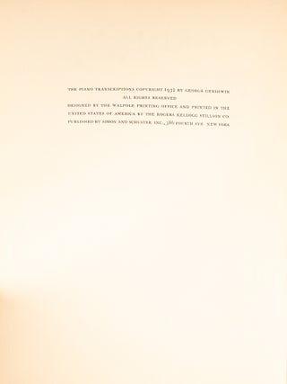 George Gershwin's Song Book