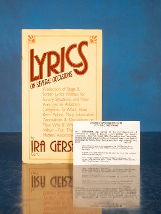 Lyrics on Several Occasions