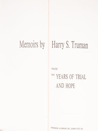 Memoirs by Harry S. Truman