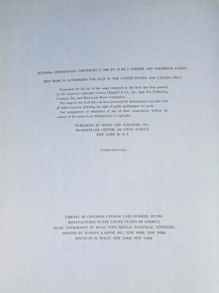 Lerner & Loewe Song Book, The