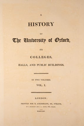 A History of the University of Oxford