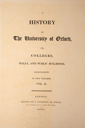 A History of the University of Oxford
