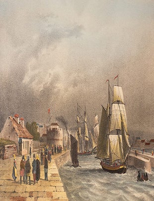 Item #06709 Les Rives de la Seine. Isidore-Laurent DEROY.