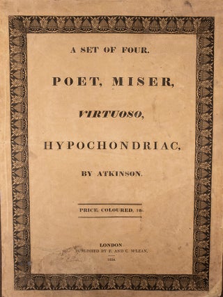 Set of Four. Poet, Miser, Virtuoso, Hypochondriac, A