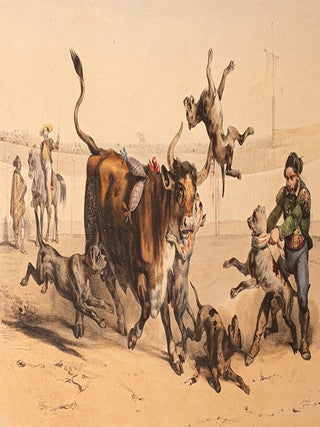 Item #06714 Combat du Taureau. Victor ADAM