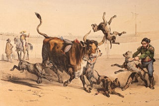 Item #06714 Combat du Taureau. Victor ADAM