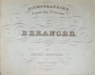 Lithographies d'après le Chansons de Beranger