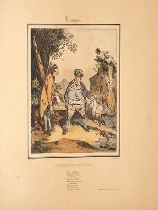 Lithographies d'après le Chansons de Beranger