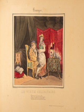 Lithographies d'apr&egrave;s le Chansons de Beranger