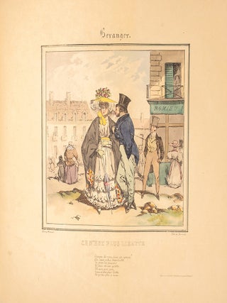 Lithographies d'après le Chansons de Beranger