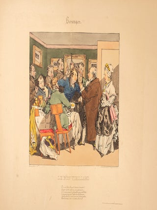 Lithographies d'apr&egrave;s le Chansons de Beranger